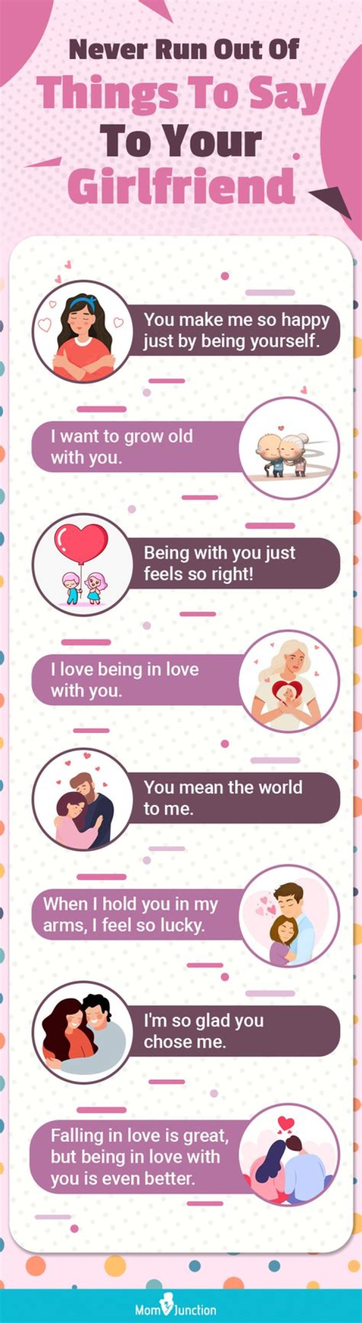 What to say when a girl says she thinking about you?