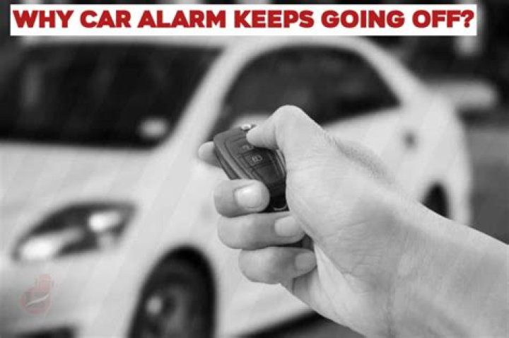 What triggers a car alarm to go off?
