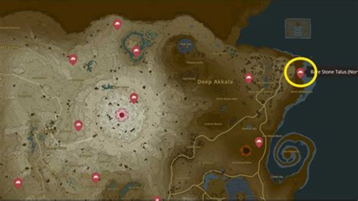 Where can I farm talus in Botw?
