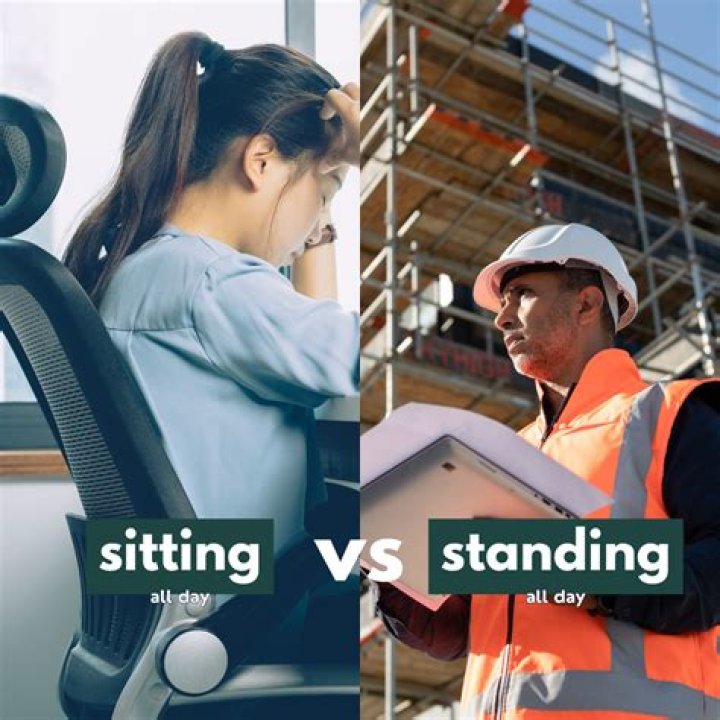 Which is worse standing or sitting all day?