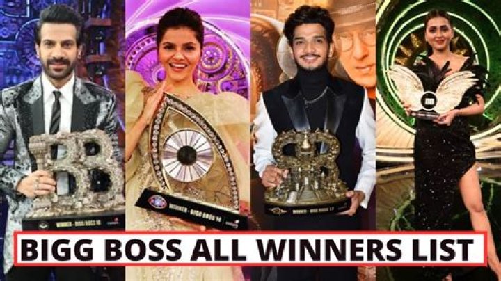Who are the winners of Bigg Boss all seasons?