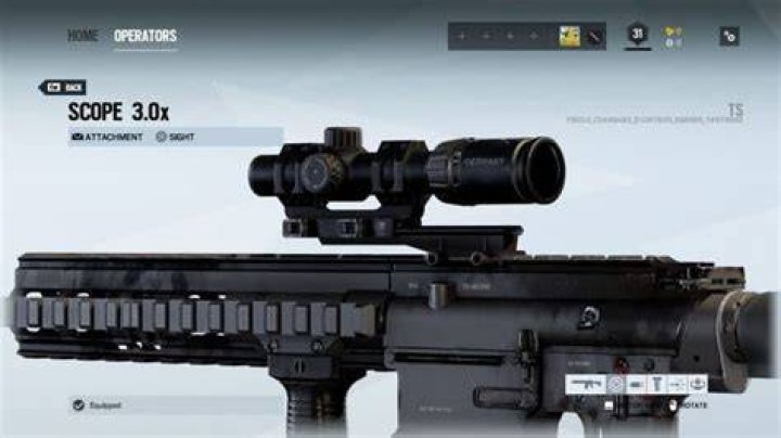 Who has the 3x Scope r6?
