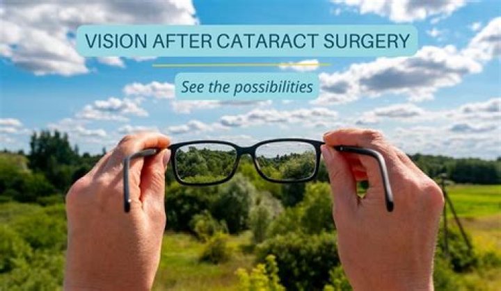 Why do I need someone to stay with me after cataract surgery?