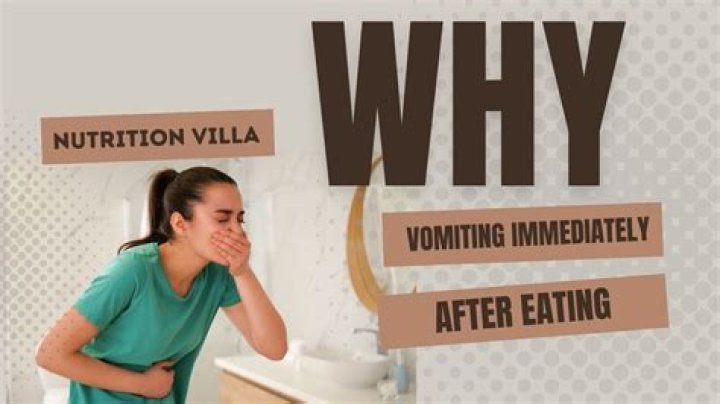 Why do I vomit after eating chocolate?