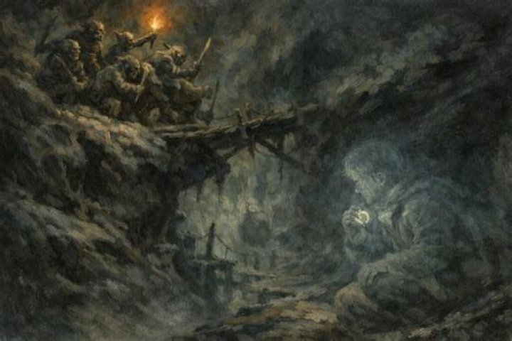 Why does Bilbo not see Sauron when he puts on the Ring?