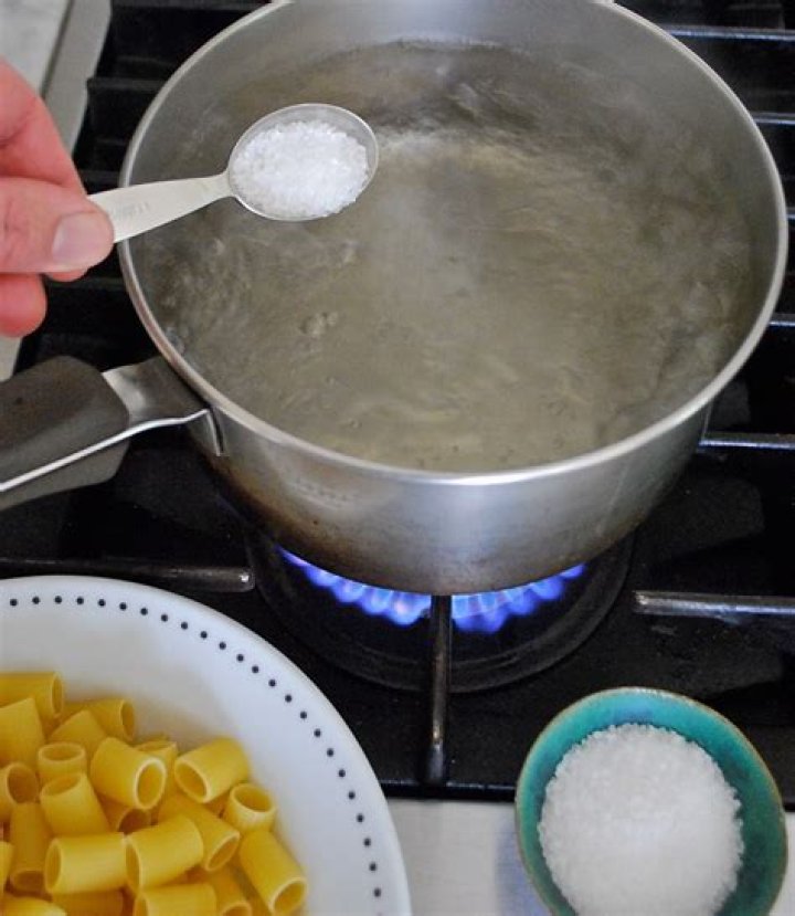 Why is salt added to pasta water?