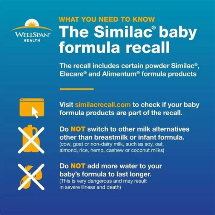 Why is Similac on recall?